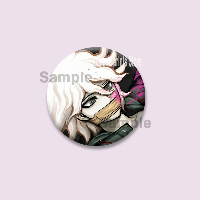 Custom Game Peripheral Danganronpa Round Badges DIY Coin Brooch on Backpack Cartoon Lapel Jewelry Pins Gifts for Kids Friends