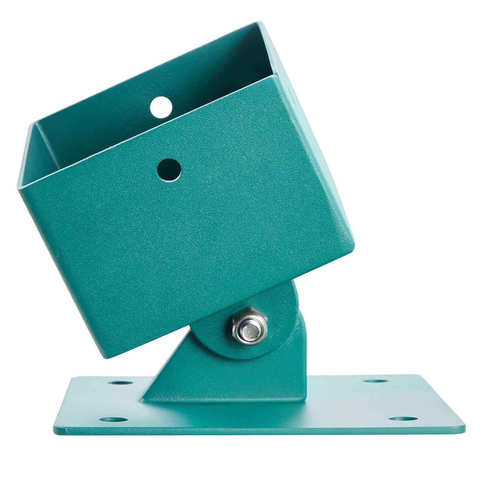 VEVOR Swing Set Brackets, 4 Pack Heavy Duty Swing Set Leveling Hardware, Fits 4 x 4 in Post (Actual 3.6 x 3.6 in), 45°-60° Angle Range, Stainless Steel Anchor Level Kit on Uneven Grass Wooden Ground