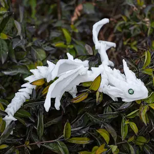 3D Printed Articulated Dragon Toy | Movable Flying Dragon Figurine | Realistic Fantasy Desk Decor
