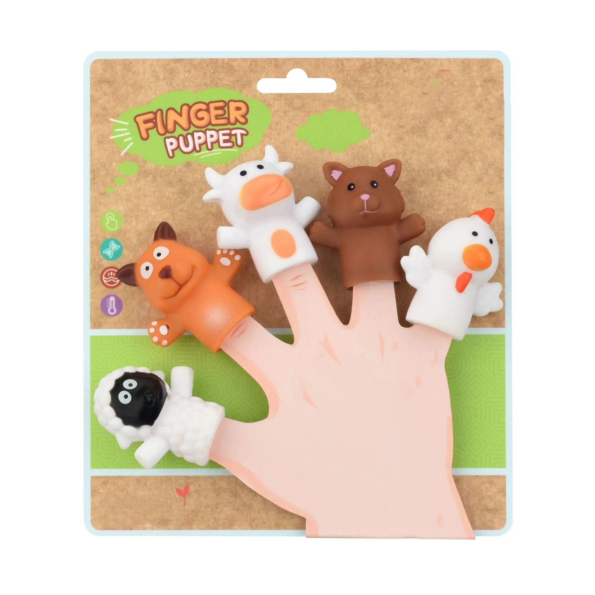 Children's early education soothing finger doll, small animal gloves, hand puppet toys parent-child interactive gloves