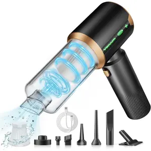 Cordless  Vacuum Cleaner: Handheld Vacuum with 16000Pa  Suction, Brushless  & HEPA Filter, 7-in-1 Cleaning Kit, Type-C  for  Office   - Cinder