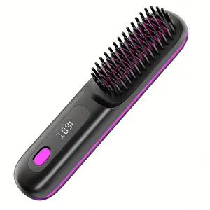 USB wireless home-use electric straightening and curling comb that does not damage hair