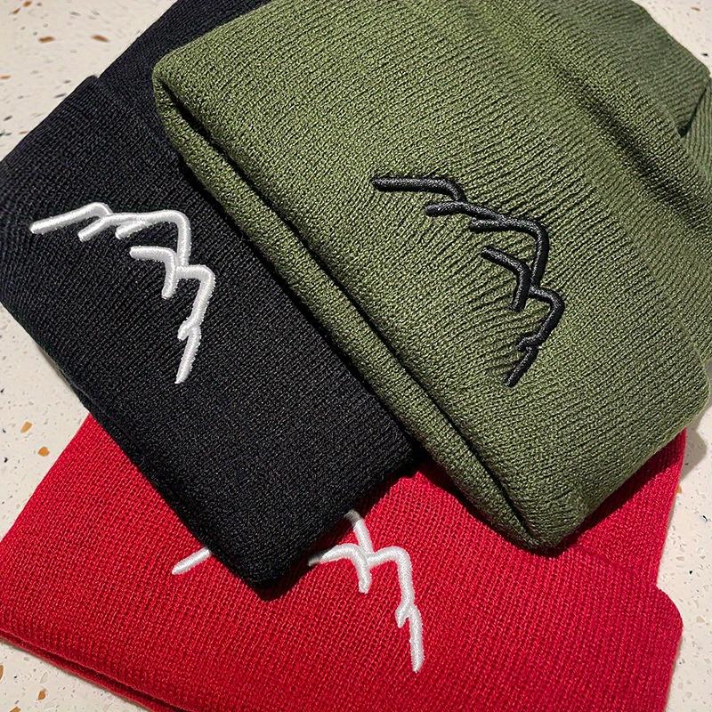 Korean Style Easy Embroidered Mountain Hat for Men And Women, Perfect for Outdoor Activities, Featuring a Joker Design for Ear Warmth in Cold Weather