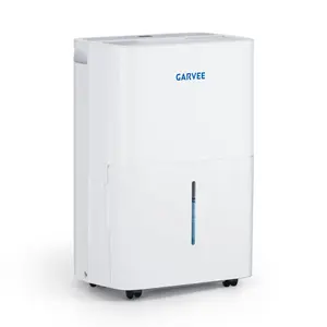 High Efficiency 35 Pint Home Basement Dehumidifier, 4,500 Sq Ft Coverage, Quiet 50dB, Auto Defrost, 24H Timer, Removable Tank & Continuous Drain Design with Rolling Wheels