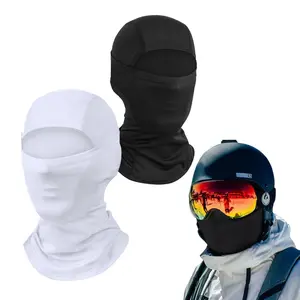 2 Pack Summer Milk Silk Balaclava Ski Mask, UV Protection Full Face Neck Cover Helmet Liner, Breathable Motorcycle Cycling Head Mask for Men Women Outdoor Sports