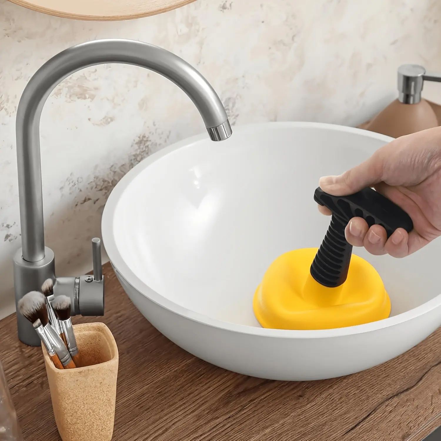 Detachable Drain Unclogger Kit, Drain Clog Remover, Powerful Pipe Unblocker Tool, Thickened Suction Plumbing Cleaner, Bathroom Essential, 3-Second Toilet Clearing