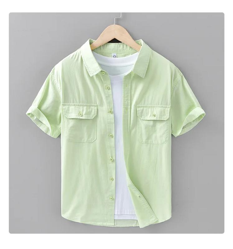 Kyn Apparel Summer Casual Shirt Men's Short Sleeve Jacket New Arrival Lightweight Breathable Outerwear Outdoor Fishing