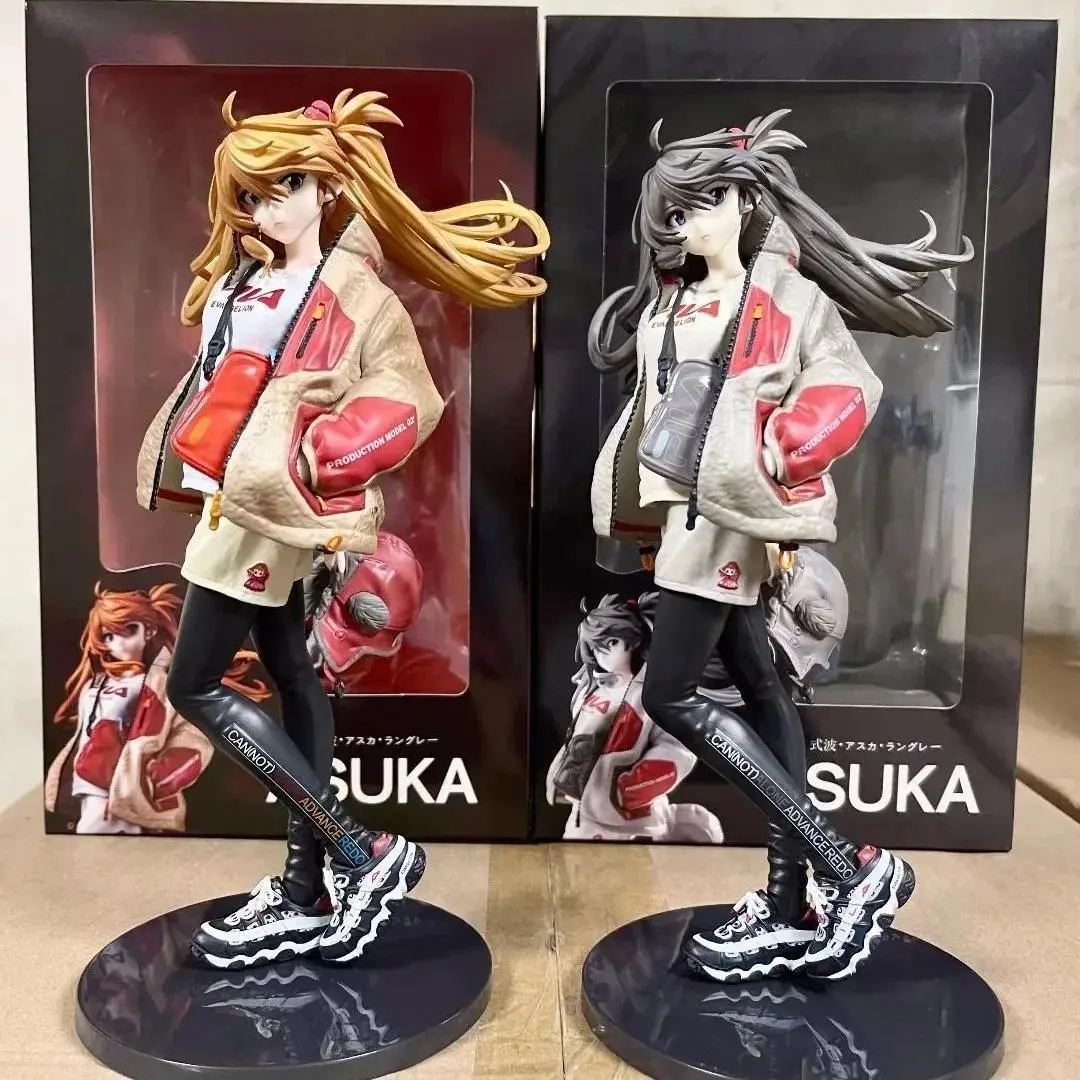 New Evangelion EVA Evangelion Asuka High Quality Edition Pretty Girl Model Desktop Ornament Anime Handmade Popular toys 2026 Hot selling toys