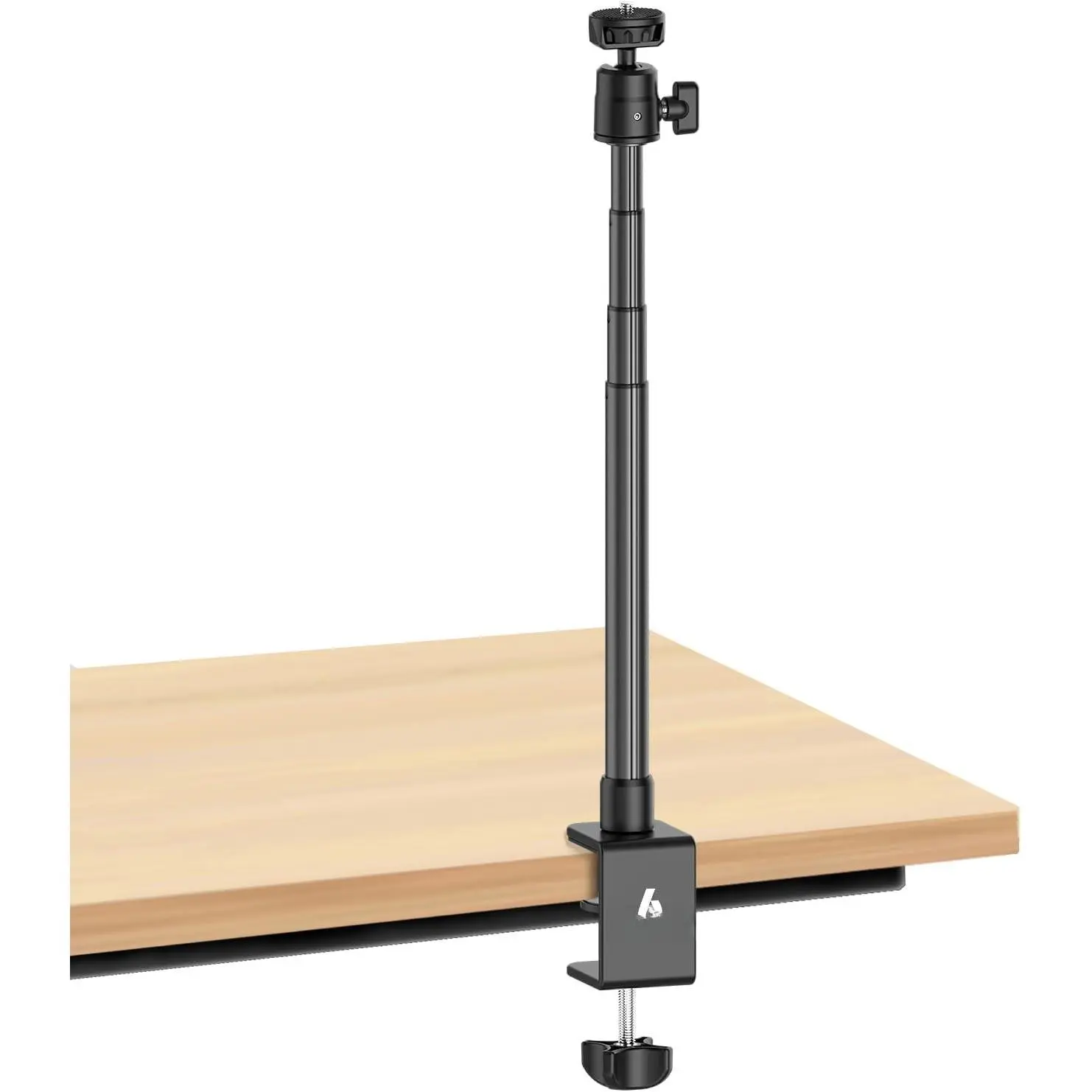 Camera Desk Mount Webcam Stand, Adjustable Table Camera Stand with 1/4" Screw & C Clamp Overhead Tripod Webcam Mount for  Obsbot   and Others