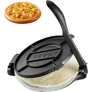 fathersdaygift  VEVOR Electric Tortilla Maker, 5.5 Inch Diameter Automatic Corn Tortilla Making Machine with Non - Stick Coating, Electric Chapatti Machine Suitable for Produce Sopes Gorditas Roti Pita Tortilla PizzaVEVOR Super Brand Day