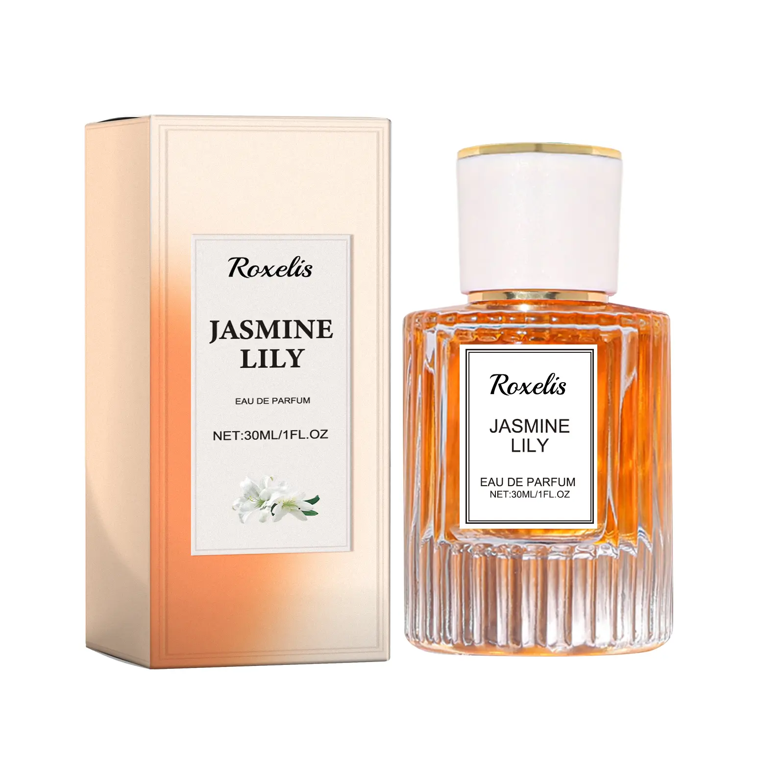 Roxelis Women's Lily Pheromone Perfume - 1-1.9 fl oz Single Item, Glycerin Base Fresh Lily Scent, Natural Long-Lasting Light Fragrance for Pulse Points - Exudes Delicate Elegance & Feminine Charm, 1 To 1.9 Fl Oz, All Seasons, 3 Years, Contains Neither, Et