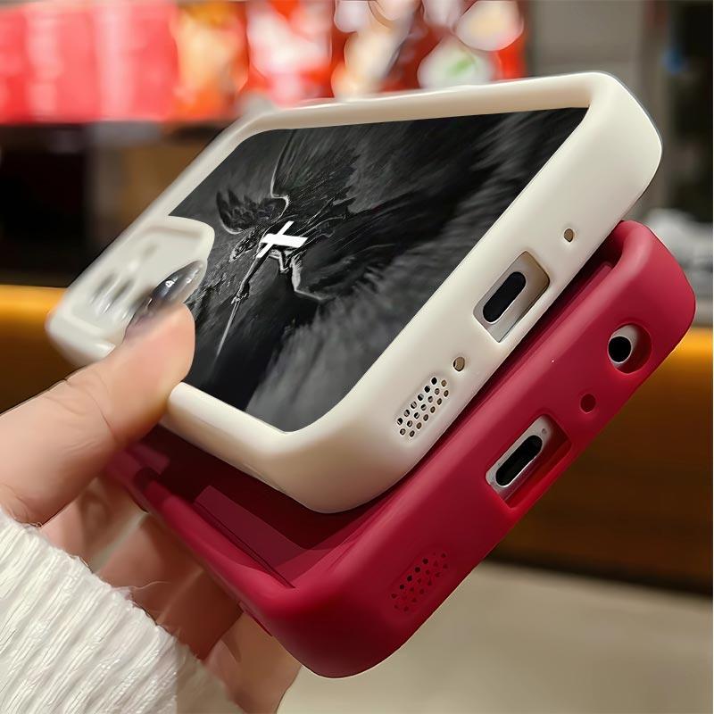 The angel whoap pearedto Balaam Soft&Flexible TPU Silicone Phone Case For Galaxy S26 Ultra S25 Edge S24 FE S23 S22 S21 Plus A13 A14 A15 A16 A17 A33 A34 A35 A36 A52 A53 A54 NOTE20 Durable|Shockproof|Full Camera Protection|Anti-Fingerprint