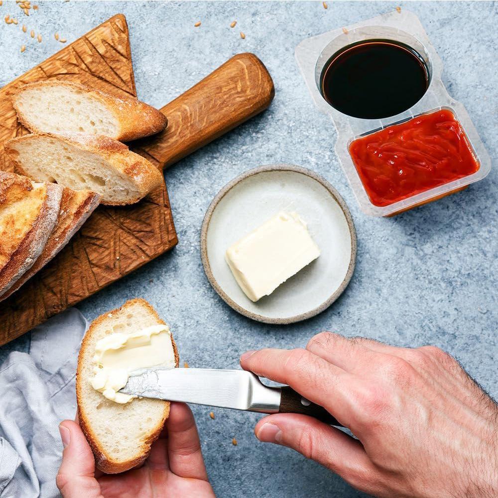 Double Compartment Snack Containers 20/40Pcs, Reusable Leakproof Snackle Box, BPA-Free Lunch Containers for Kids School Camping Party Meal Prep Double Compartment Snack Containers 20/40Pcs, Reusable Leakproof Snackle Box, BPA-Free Lunch Containers for Kids School Camping Party Meal Prep