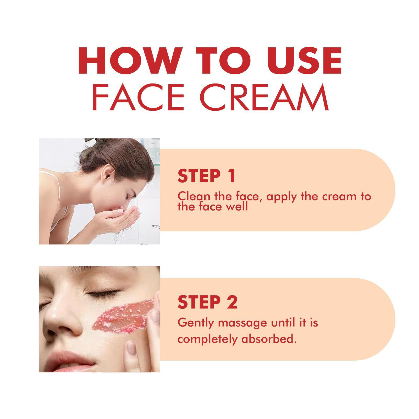 Dragon's Blood Moisturizing Facial Massage Cream, Firming Cream, Face Tightening Cream, 2 Counts/set Hydrating Face Cream, Face Lotion for Women & Men, Skin Care Product