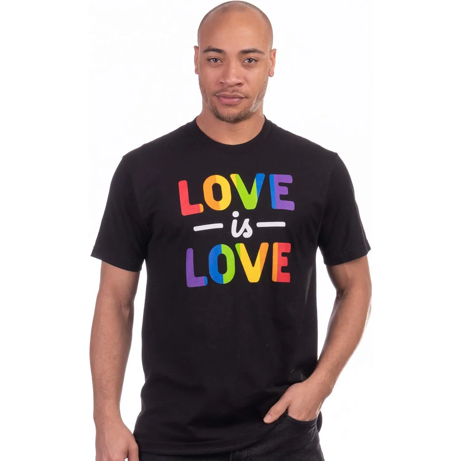 Love is Love |   Lesbian Gay Bisexual Transgender Ally Progressive LGBTQ Unisex Women Men T-Shirt