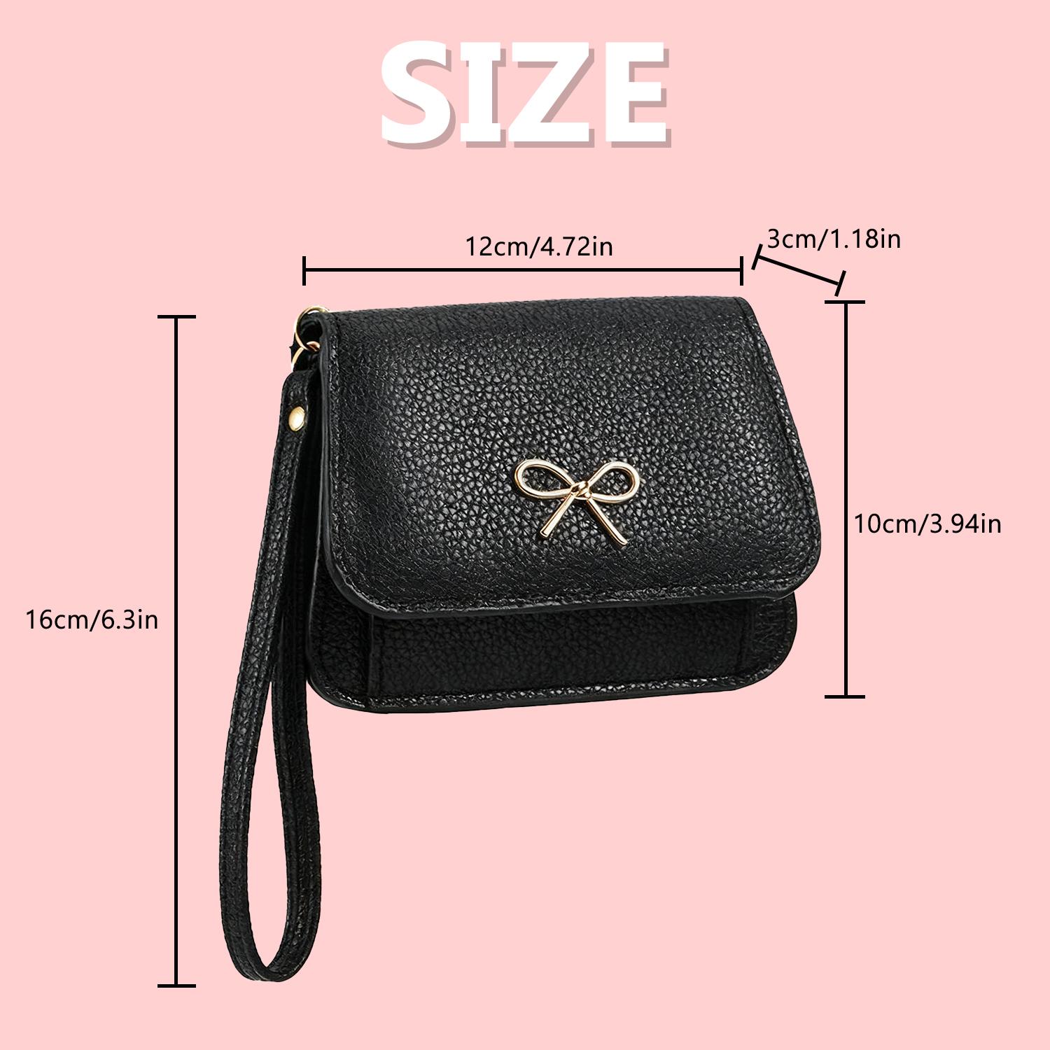 Womens Short Wallet RFID Blocking Small  Wrist Strap Wallets Woman Credit Card Holder Trifold Ladies Wallets with Coins Zipper Pocket,Christmas Gifts