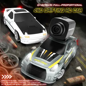 1:43 4wd RC Car with Camera and Gyroscope, 2.4g Full Proportional Drift Remote Control Toy, Perfect Gift for Kids and Adults