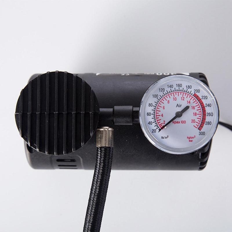 12V Mini Car Tire Air Pump, Portable Tire Air Pump with Dial Design, Vehicle Electric Air Pump, Mini Air Compressor