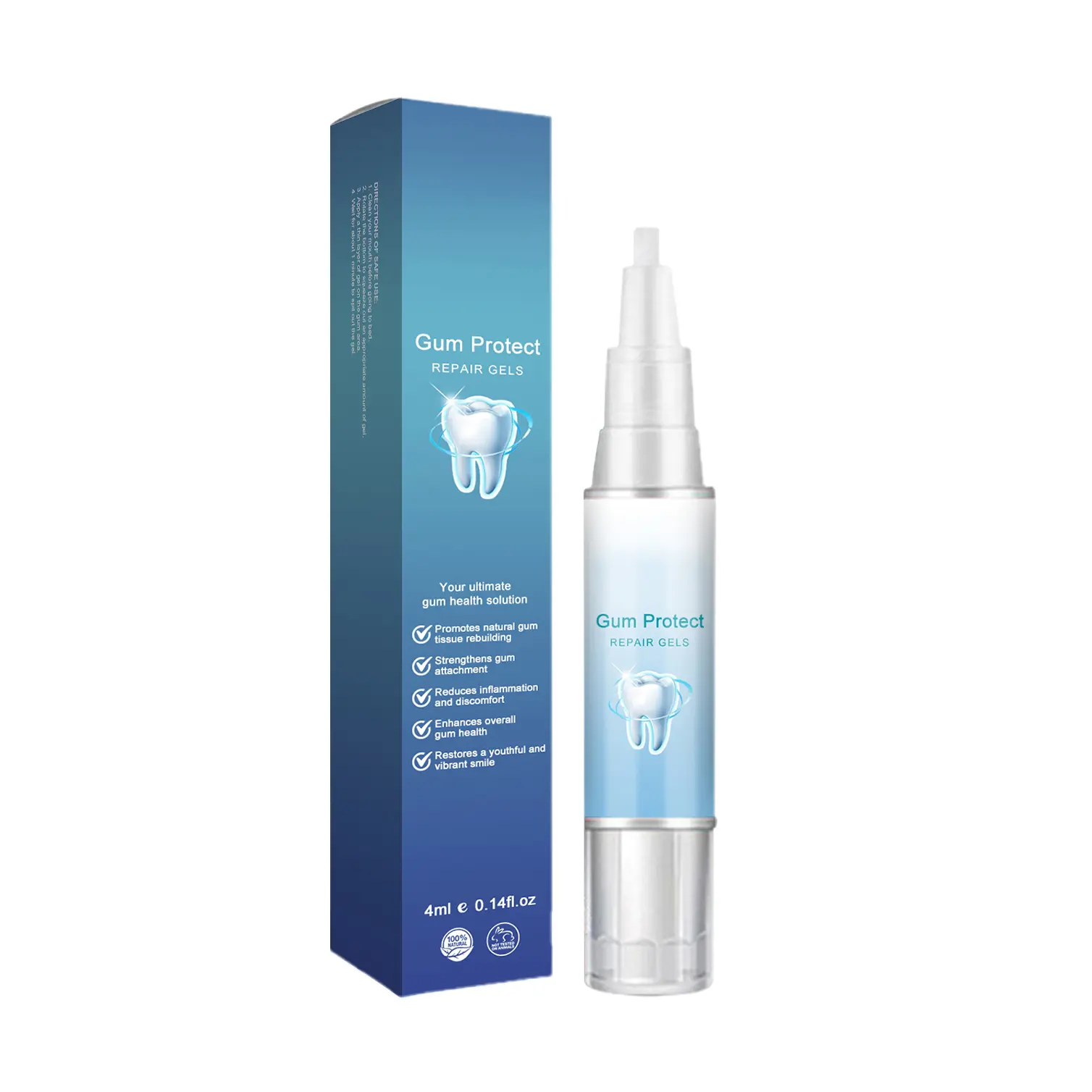 AMZ Dental Care Gel: Gentle Teeth Cleaning Care For Yellow Teeth, Stains, Tartar And Dirt, Refreshing Care Gel