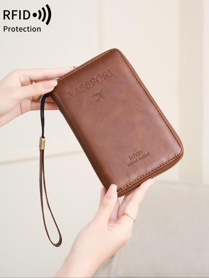 Passport Holder Covers Case, Travel Document Holder RFID Blocking Travel Wallet Passport Holder, Cute Passport Book for Women Men