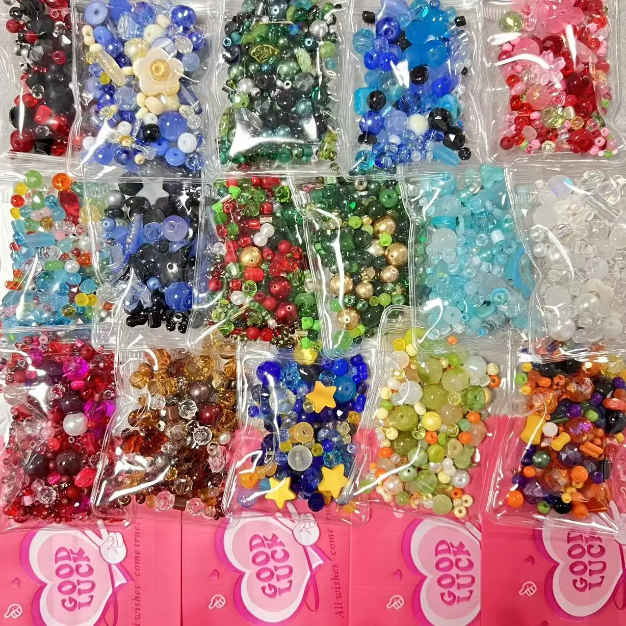Vesta-A26-Mixed Seed Beads (20g/bag, 2mm to 10mm)
