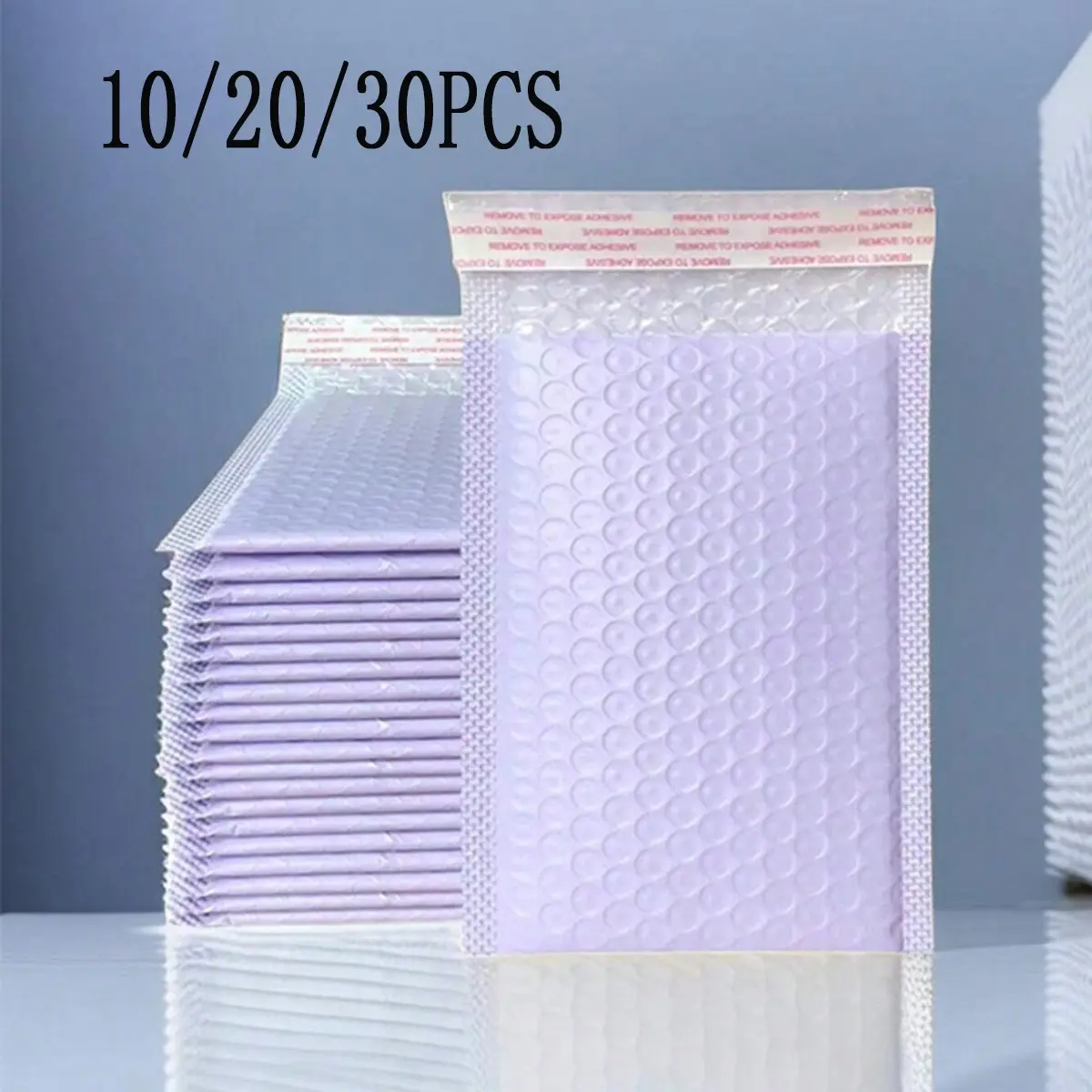 Waterproof Bubble Pouches, Self-Adhesive Foam Packaging Bags, Compression Buffering, Safe Storage, Ideal for Small Business Mail Packages