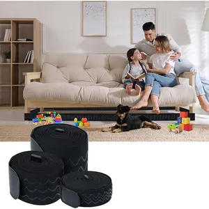 Adjustable Toy Blocker for Under Couch, Stop Kid Pet Toys Things Going Under Sofa Bed Other Furniture, Easy to Install, 3" x 157 inch