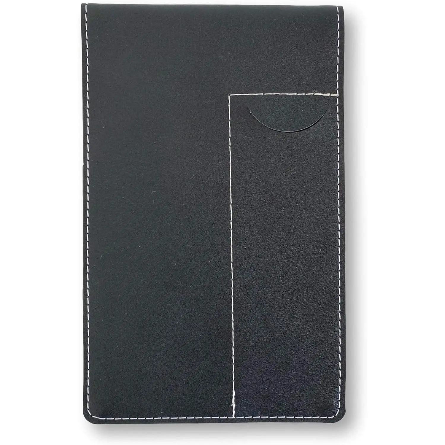 Pocket Notebook Cover - Protect Your Notepad with a Durable PU Leather Holder, Fits  3.75" x 6"  Notebooks, Refillable, Provides Extra Stability and Comes with Pen Holder