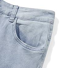 Mens Black Stacked Jeans Slim Fit Ripped Jeans Destroyed Straight Denim Pants Harajuku Hip Hop Trouser Streetwear