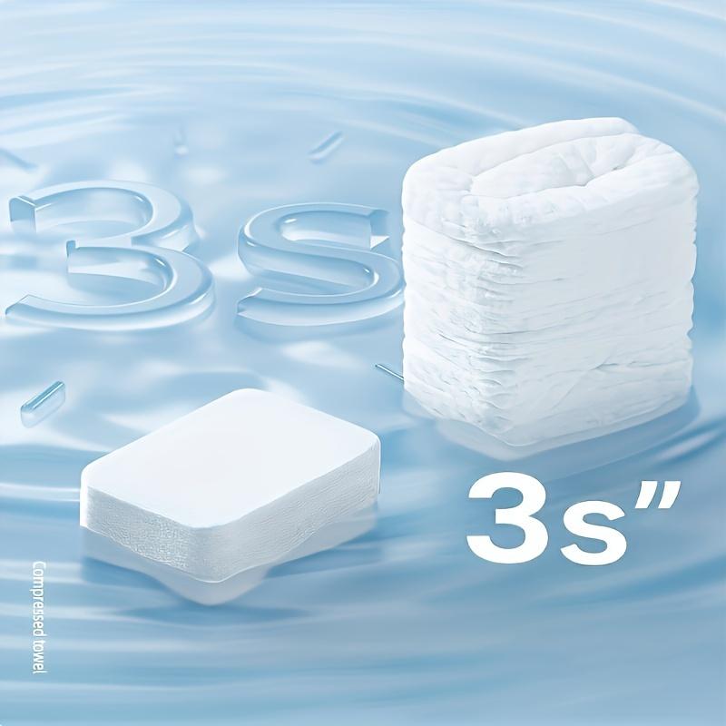 14pcs/set Portable Compressed Towel, Disposable Face Towel for Outdoor Camping Travel, Bathroom Supplies