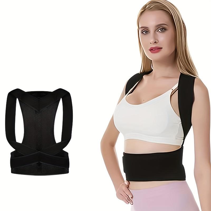 Adjustable Unisex Posture Corrector Brace - Stop Slouching and Hunching, Improve Back Alignment & Clavicle Support, Healthcare Aid