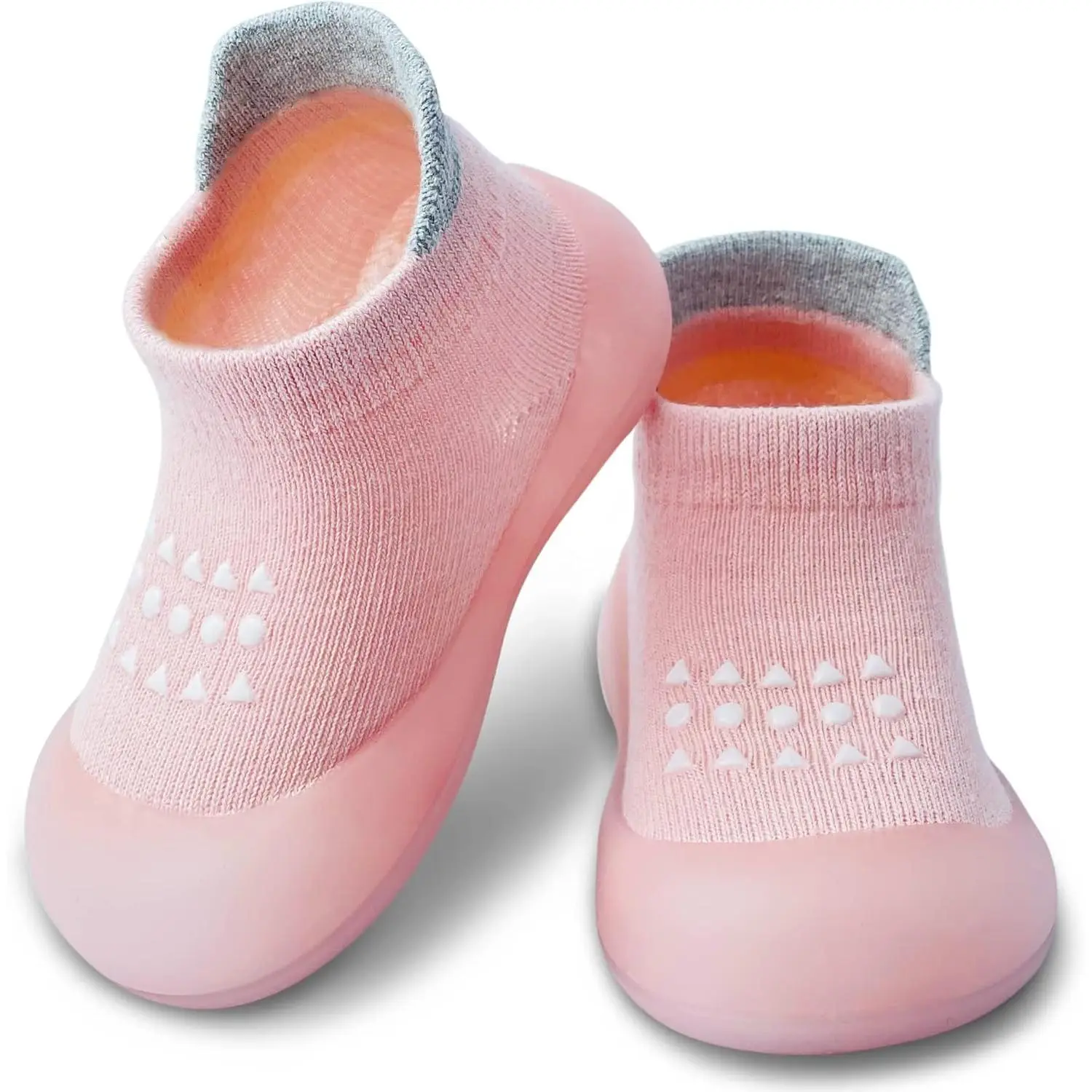 Unisex Toddler Bootie Shoes - Slip-On Soft Sneakers for Infants & First Walking Babies, Soft Sole, Non-Slip Leather Crib Footwear, Trendy Toddler Shoes