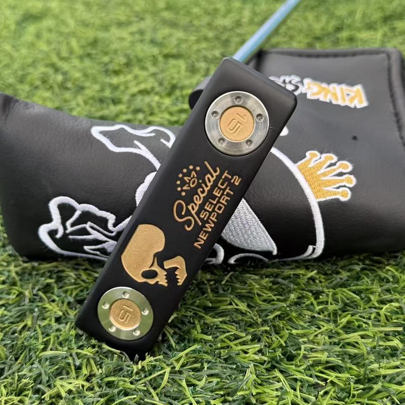 Newport 2 Skull Putter RH Limited Edition,Mens Putters, With Free Headcover,Total Command Through Tungsten Weighting and Red Dot Sight, Iconic Skull Design Delivers Dark Tech Precision with Tour-Validated Performance for the Discerning Golfer.