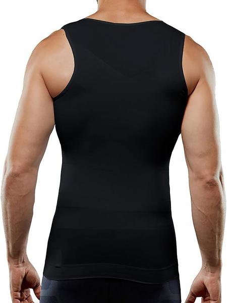 Men's Slimming Body Shaper Vest, Gynecomastia Compression Shirt, Tummy Control Underwear, Tight-Fit Design for Men
