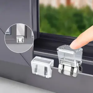 10-piece Heavy-duty Sliding Window Lock , Screen Fixing Clip, Window Rail Fixing Safety Clip Screen Window And Door Safety Plug