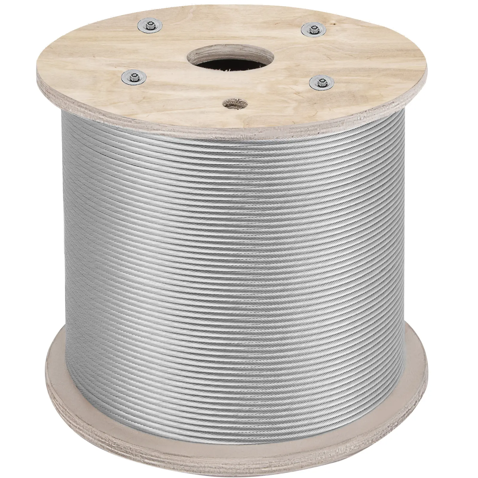 1/4" Stainless Steel Cable 200FT, T304 7x19 Tighter Core Cable Railing System Wire Rope Aircraft Deck Railing Kit Fence Wire