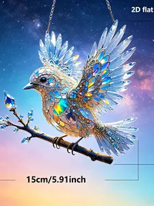 Bird Acrylic Gift, Home Outdoor Festival Decor, Living Room Courtyard Hanging Decorations, Scenic Accessories for Festive Atmosphere