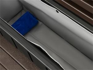 HECASA Hot Tub Steps Outdoor Spa Steps with Storage, Hot Tub Stairs Non-Slip Steps for Outdoor Indoor, 36 Inches Black/Brown