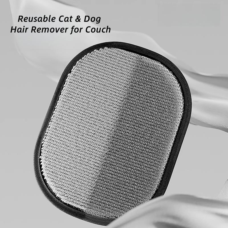 Electrostatic Pet Hair Removal Gloves, Reusable Cat & Dog Hair Remover for Couch, Furniture, Carpet, Car Seat, Upgraded Animal Fur Removal Tool, Cat Grooming Gloves