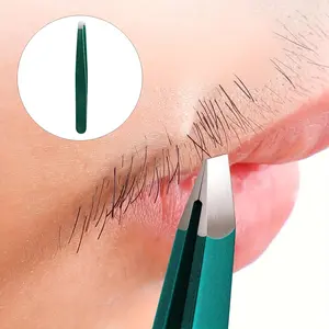 Stainless Steel Tweezers for Hair Removal, Precision Eyebrow Grooming Tool, Eyebrow Shaping Tool, Smooth Tip for Facial Hair Management