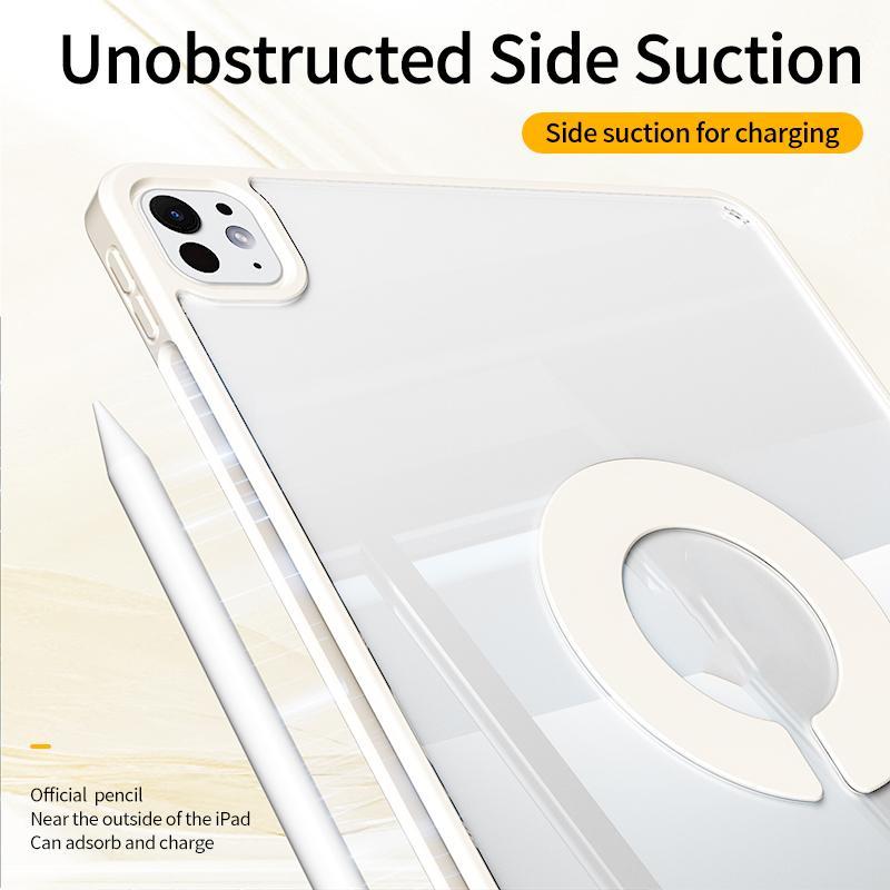 Magnetic Detachable Tablet Case with Pen Slot, 1 Count 360° Rotatable Tablet Protective Cover, Multifunctional Tablet Protective Case for iPad Mini 6