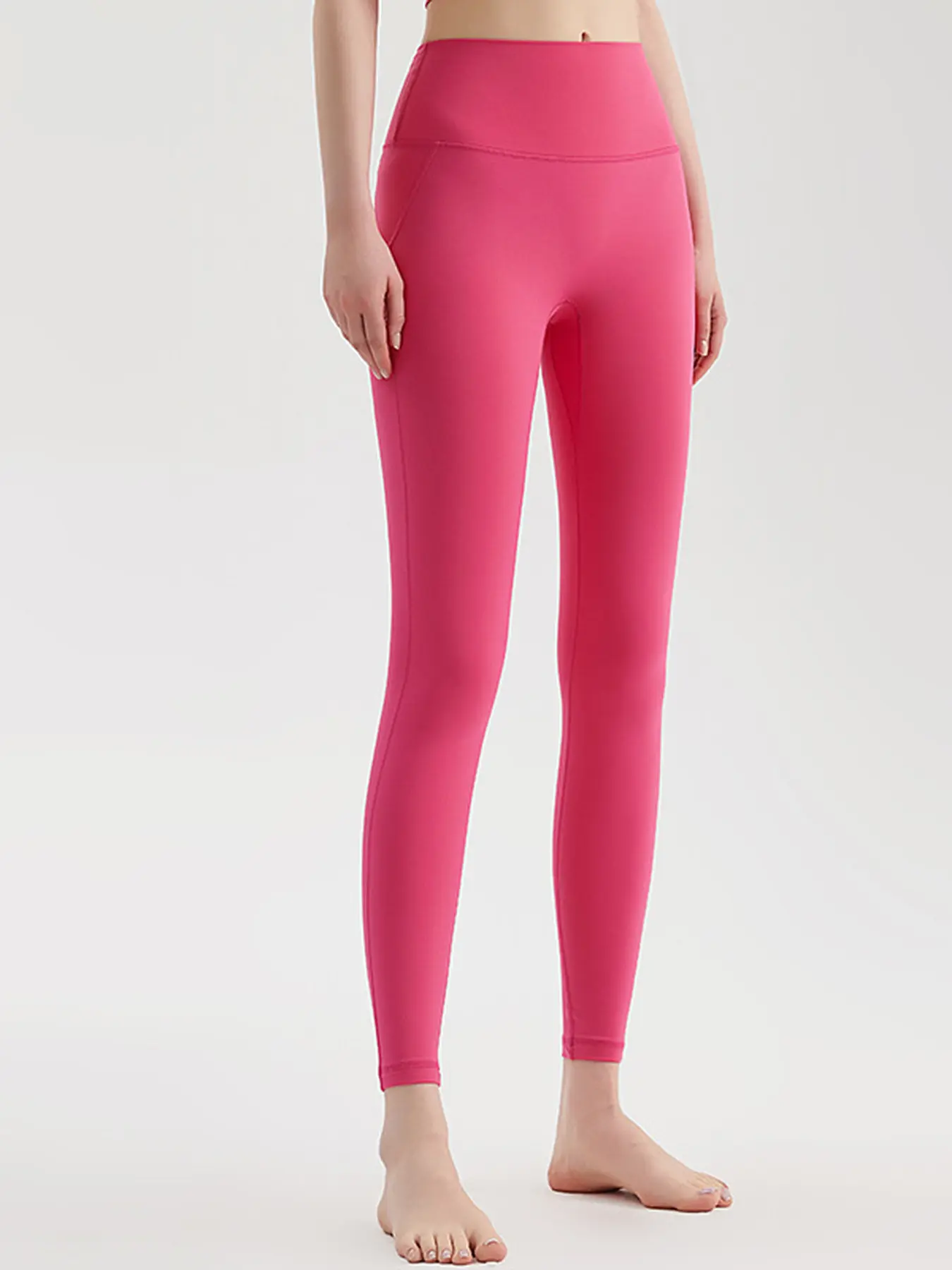 Women's Hyperstretch High Waist Compression Workout Leggings, Full Length Yoga Pants for Gym, Pilates, Running and Fitness Training