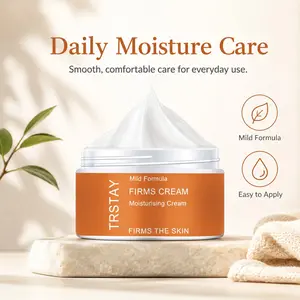 Trstay Botanical Nourishing Cream, Moisturizes and Soothes Skin, Contains Turmeric, Acetyl Hexapeptide-8, Rice Bran, Tea, Aloe, Vitamin E, Coconut, Hyaluronic Acid