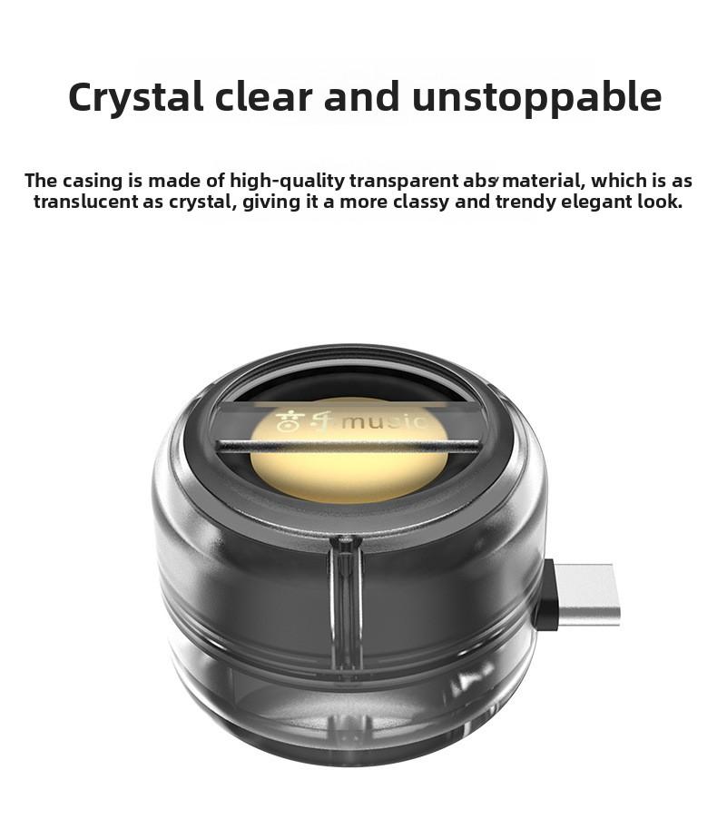 Direct-plug mini speaker Type-C mobile phone mini player portable speaker wholesale external subwoofer wireless