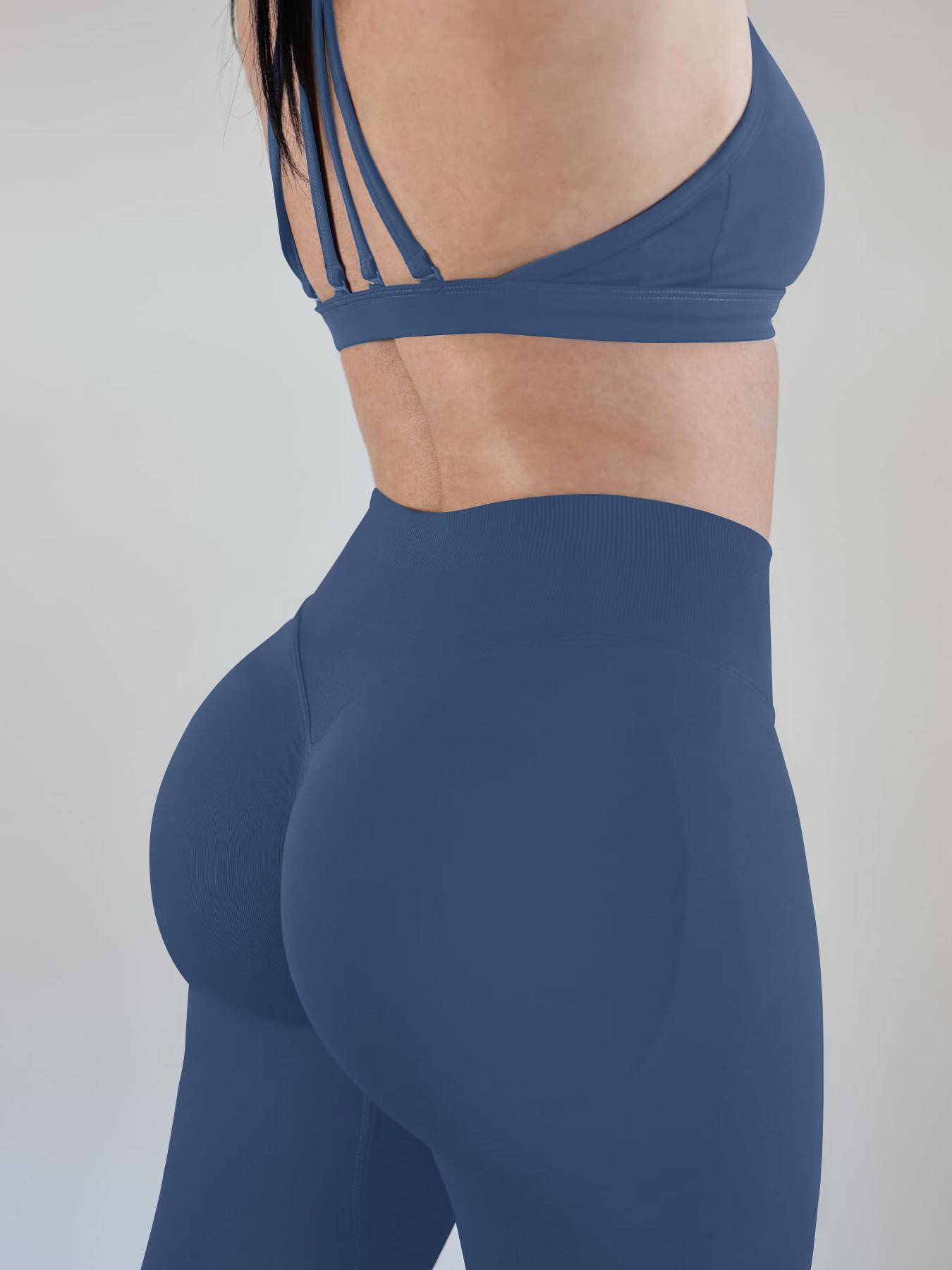 Women's High-Waisted Slim-Fit Sporty Leggings, Breathable Woven Fabric, All-Season Yoga & Running Pants, High Waist Stretchy, Batch No. 2024594