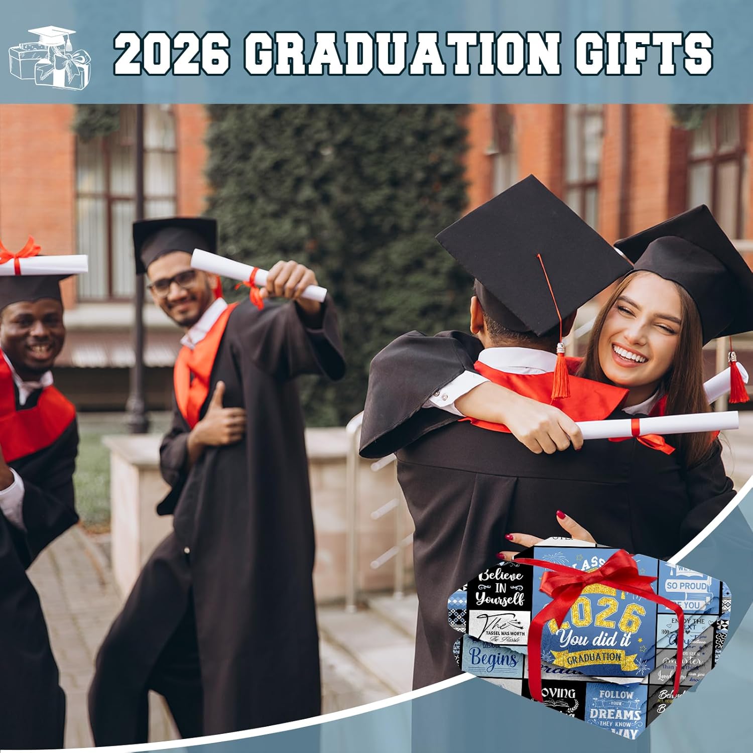 Graduation Gifts, Graduations Gifts for Him Her, Graduation Blankets Class of 2026, College Graduation's Gift, Graduation Decoration's 2026, Graduations Blanket