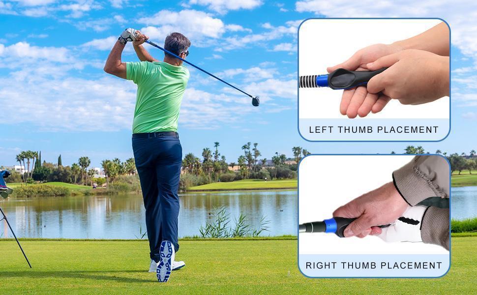 Golf Grip Trainer - 6in Lightweight Right Hand Golf Grip Trainer, Fix Swing Grip, Golf Grip Training Aids, Fix Hand Position & Grasp, Master Correct Grip Posture, Golf Gifts