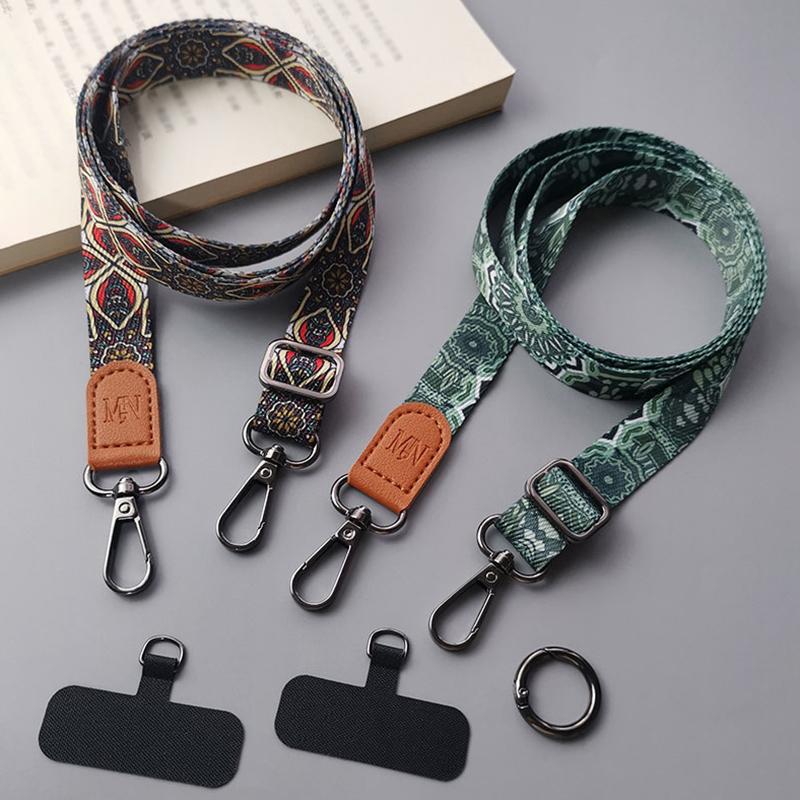 Adjustable Phone Lanyard, Multipurpose Crossbody & Neck Hanging  Dual-purpose Phone Strap, Phone Strap Holder, Phone Charm for Women & Men, Mobile Phone Accessories