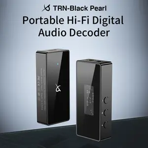 Black Pearl Portable Hi-Fi Digital Audio Decoder 3.5+4.4 Output Dual CS43131 PCM 384kHz 32Bit DSD256 DAC Headphone Amplifier