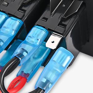 Nilight 3Gang Aluminum 5Pin ON/Off Blue Rocker Switch Panel w/ 4.8 Amp Dual USB Charger Voltmeter